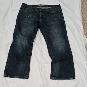 Seven7 Men's Dark Blue Relaxed Jeans